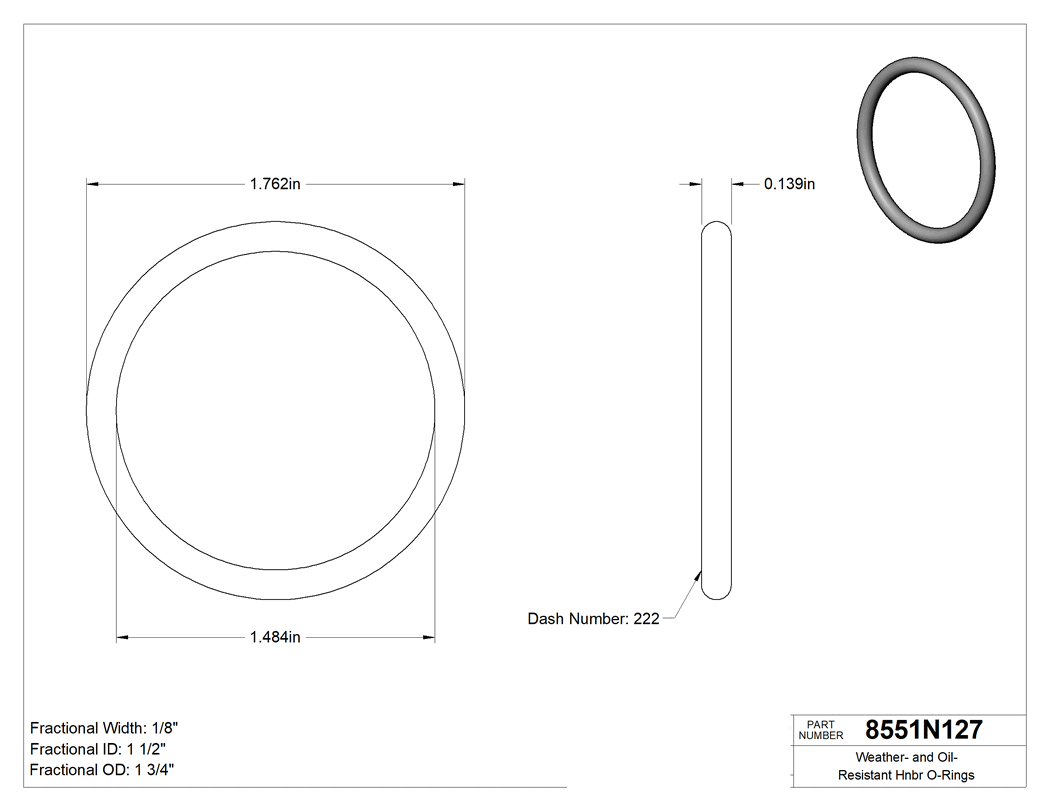 Technical drawing - 8551N127
